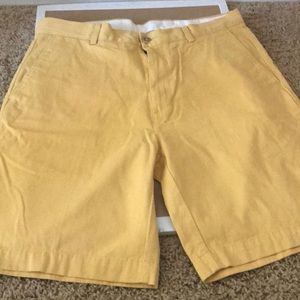 Men’s yellow shorts